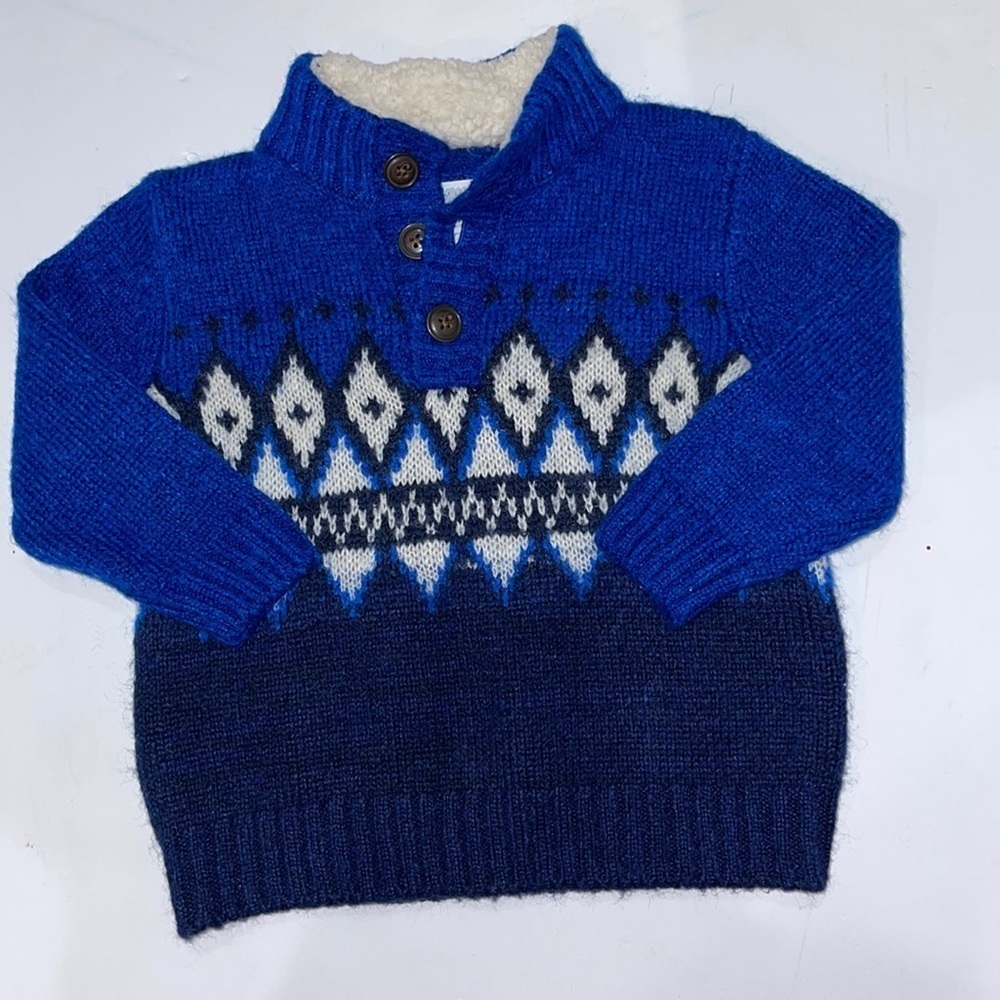 GYMBOREE BABY BLUE SWEATER size 12-18 months